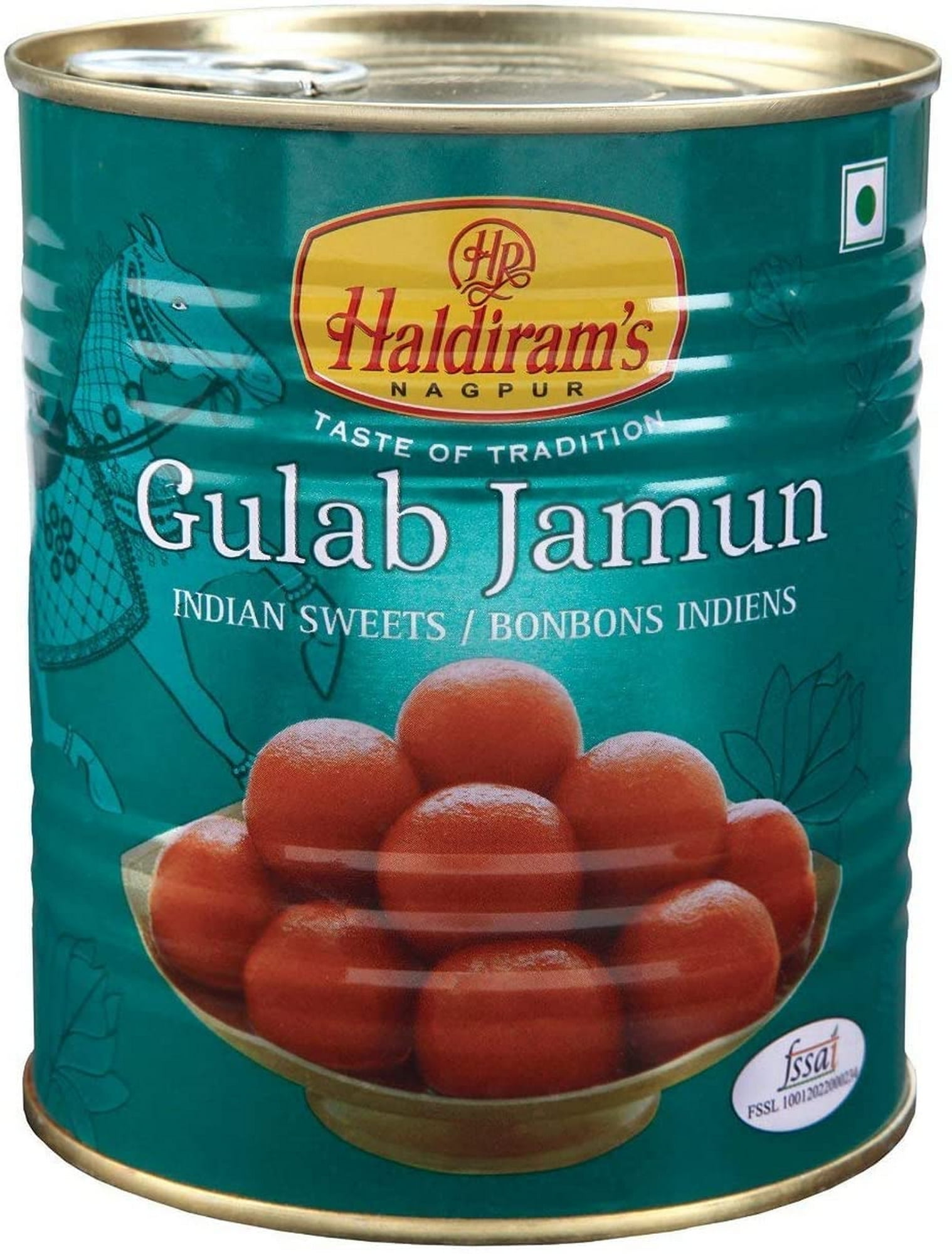 HALDIRAM'S Classic Indian Gulab Jamun - 2.2lb (35.2oz)