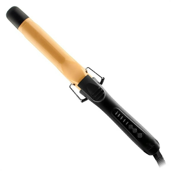 Ceramic Curling Iron, Hair Curler For Shiny, Frizz-Free, & Healthy Hair, Auto-Shut Off & 5 Foot Swivel Cord, 1.5" Barrel