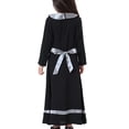 thumbnail image 4 of Muslim Fashion Girl Dress Loose Abaya Dubai Turkey Color Block Maxi Dress Long Sleeve Girls Dresses Islamic Children's Clothing 4-17 Years 50% Saving, 4 of 7