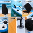 thumbnail image 5 of Cadalene 10'6" Inflatable Stand Up Paddle Board with Premium SUP Accessories,Built-in Camera Mount,for All Skill Levels, 5 of 8