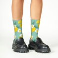 thumbnail image 4 of Sigee Lemons Chamomile Flowers And Leaves for Premium Children's Socks Unisex School Kids Boys Girls,Soft and Comfy Kids' Socks, 4 of 5