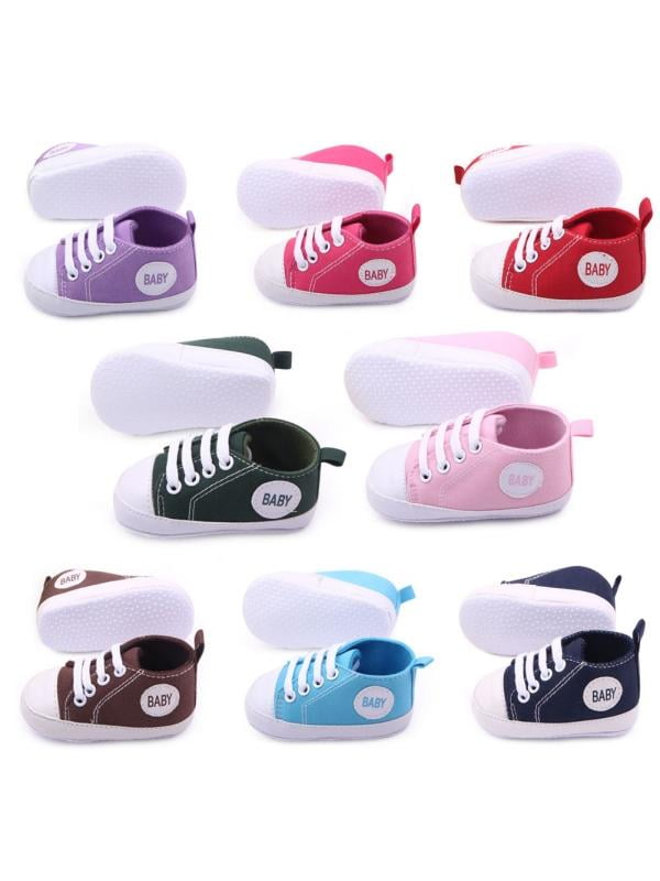 Topumt Infant Soft Sole Crib Shoes
