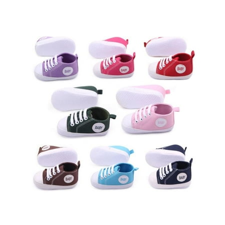 

Topumt Infant Soft Sole Crib Shoes