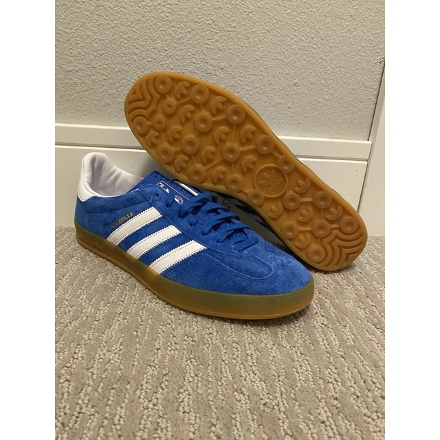 Ad-id-as Originals Gazelle Indoor Blue Bird Gum H06260 Casual Sneakers Size 11