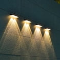 thumbnail image 4 of Lámpara de pared solar para exteriores, impermeable, con doble cabezal, para jardín, con modos de color fijo e intermitente, alimentada por energía solar para una fácil instalación y ahorro, 4 of 9