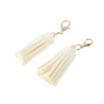 thumbnail image 4 of Accesorios de zapatos de moda, 1 par de encantos para agujetas con borlas, color beige, 4 of 5