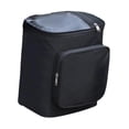 thumbnail image 2 of Bolsa de almacenamiento delantera para scooter de 17 litros de gran capacidad, de tela Oxford, para colgar en la moto. Bolsa transparente negra, 2 of 8