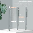 thumbnail image 4 of Funda retráctil para Apple Pencil MoKo de segunda generación, color plateado, 4 of 7