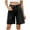 Black, variant on Denim Shorts for Women Summer Casual Button Shorts with Pockets Trendy High Rise Wide Leg Shorts
