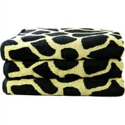 Giraffe Bath Towels, Set Of 3