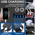 thumbnail image 3 of Led rechargeable headlight, P70 Led super bright headlight 90000 lumens, 6 modes, Zoomable, IPX6 waterproof, 90° adjustable headlight, 3 of 5