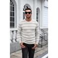 thumbnail image 5 of COOFANDY Men's Long-Sleeve Crewneck Sweater | Soft Slim Fit Knit Sweater Pullover for Fall Winter and Business Casual & Everyday Wear, 5 of 8