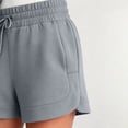 thumbnail image 7 of CQONEPT Women's Athletic Shorts Loose Fit Elastic Waist Drawstring Summer Running Comfy Gym Yoga Shorts with Pockets Gray S, 7 of 7