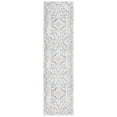 thumbnail image 2 of SAFAVIEH Baltimore Tamara Medallion Polyester Machine Washable Runner Rug, Light Gray/Rust, 2'2" x 8', 2 of 11