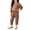 Coffee, variant on Girls Ribbed 2 Piece Outfit Long Sleeve Crew Neck Top Elastic Waist Pants Kids Cotton Thermal Lined Set Fall Winter Warm Clothes