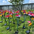 thumbnail image 6 of Clearance! Haidf Solar Garden Lights, Solar Butterfly Lights, Solar Swaying Lights, Solar Lights Outdoor Waterproof, Solar Garden Decor, Solar Butterfly Stakes, Butterfly Solar Lights, 6 Heads, 6 of 9