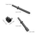 thumbnail image 2 of ELAYARD 1Set Pneumatic Air Hammer Bit Set Grey with Solid and Semi Hollow Rivet Heads Smoothing Chisel Drift Punch, 2 of 6