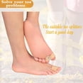 thumbnail image 7 of Toe Straightener-Soft Hammertoe Corrector, Double Orifice Design Big Toe Separator, Suitable for Overlapping(4pcs) - L, 7 of 7