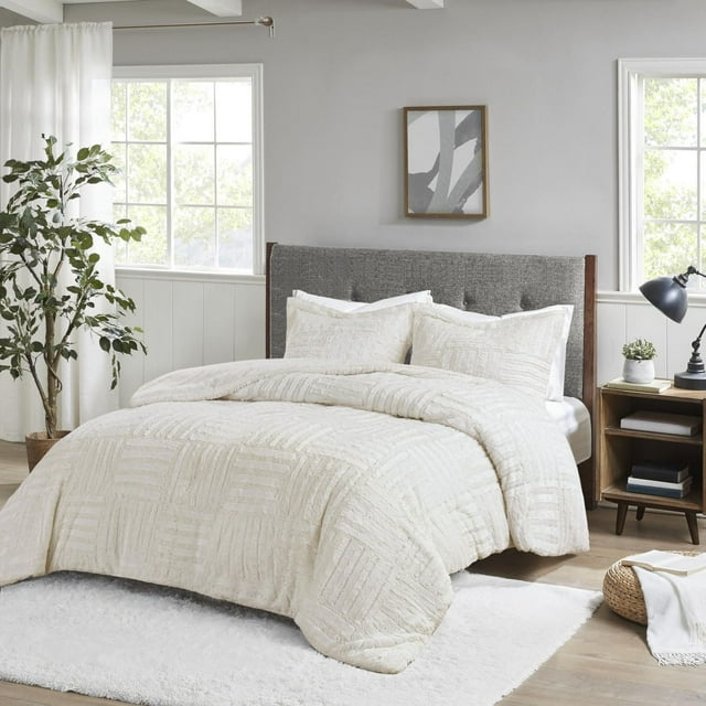 Home Essence Polar Faux Fur Down Alternative Comforter Set