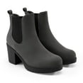 thumbnail image 3 of BURUDANI Women Fall Chunky-Heel Chelsea Ankle Booties Slip-On Elastic High-Heeled Boots, 3 of 6