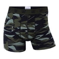thumbnail image 3 of CR7 Calzoncillos hombre, pack de 4 - camuflaje, calzoncillos, algodón elástico, logo en cintura Negro/Verde S (Small), 3 of 5