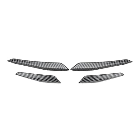 Front Bumper Air Vent Side Spoiler Trim For BMW M2 G87 2023-2025 Carbon Fiber Look/Gloss Black Fog Light Intake Frame Canards