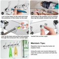 thumbnail image 5 of Modern Wall Coat Rack, Space-saving Design, Heavy Duty Hooks for Bathrooms Bedrooms Kitchens Hallways (15 Hooks), 5 of 5