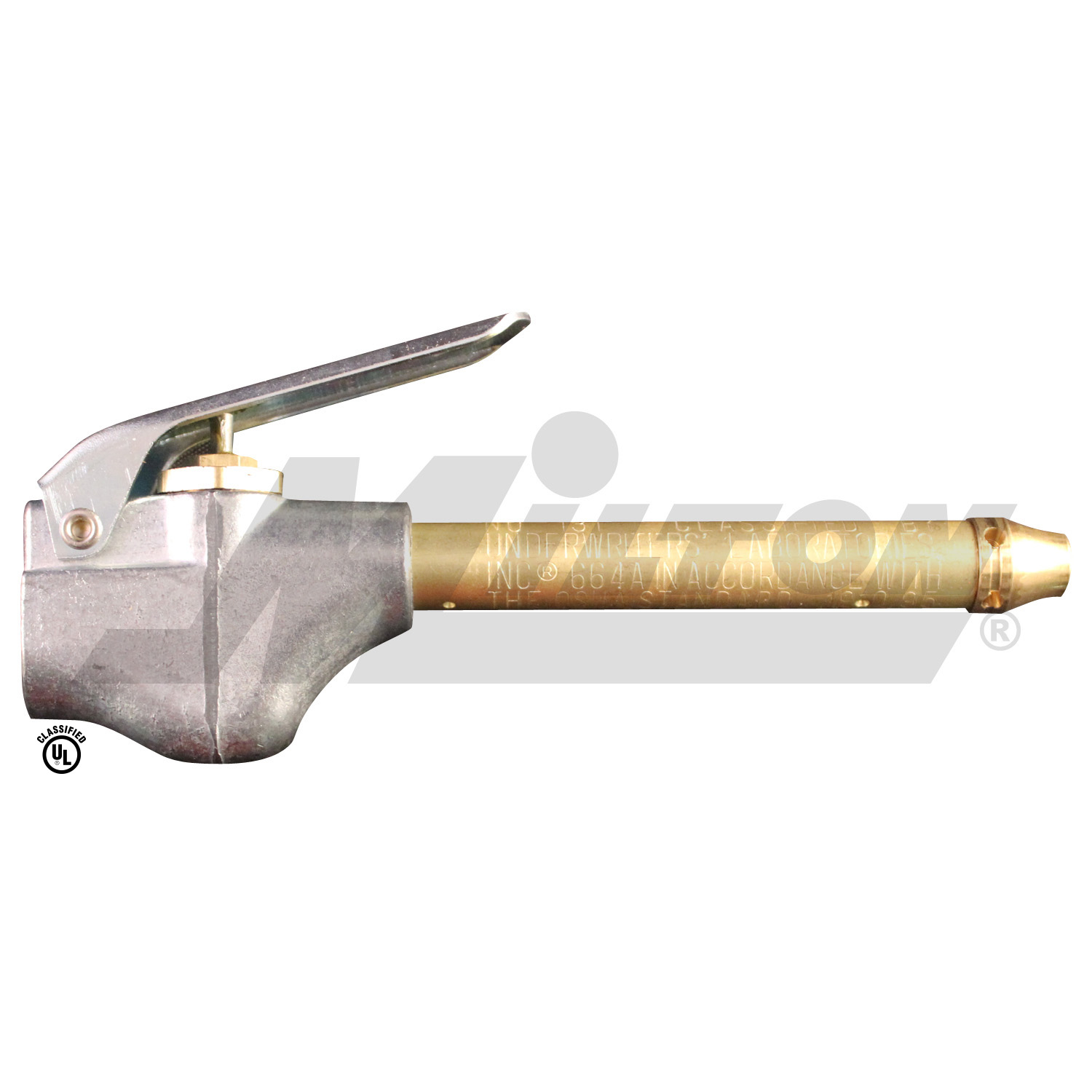 Milton 4" Extension Safety Venturi Air Blow Gun