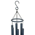 thumbnail image 3 of Alpine Corporation 39" Blue Metal Windchime with Blue Gemstone, 3 of 12