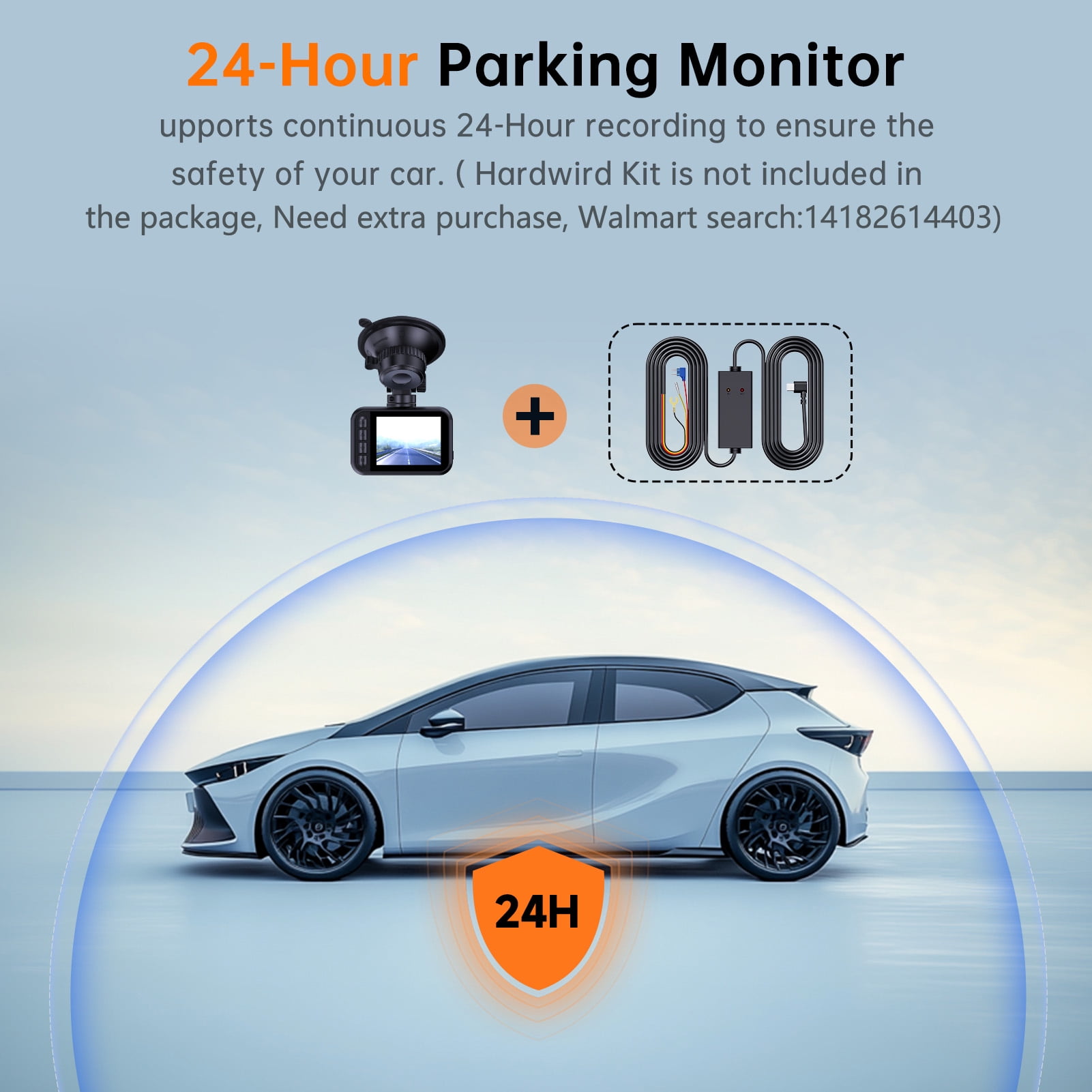 Dash Cam, Dash Cam Front and Rear, Ecomoment 2560P Mini Car Camera, 2 inch IPS Screen, WDR Night Vision, G-Sensor, 32GB Card, Support 256GB Max, Black