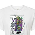 thumbnail image 3 of Teenage Mutant Ninja Turtles: Mutant Mayhem - Donatello, Raphael, Leonardo, & Michelangelo - Juniors Cropped Cotton Blend T-Shirt, 3 of 5