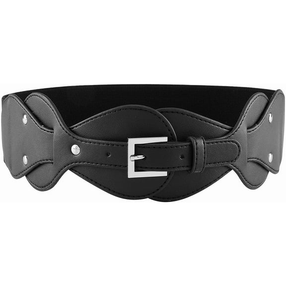 YooGuoGuo Women Vintage Waist Belt Elastic Stretch Cinch Waistband Fashion Dress Belt Retro Corset Band Wrap Belt Ladies