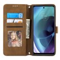 thumbnail image 6 of Feishell Moto G51 5G Case with Credit Cards Holder, Wallet Magnetic Crossbody Shoulder Strap Flip Stand Purse Premium PU Leather Cover for Motorola Moto G51 5G 6.8 inch, Brown, 6 of 6