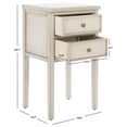 thumbnail image 6 of SAFAVIEH Toby Nightstand With Storage Drawers White Birch, 6 of 7