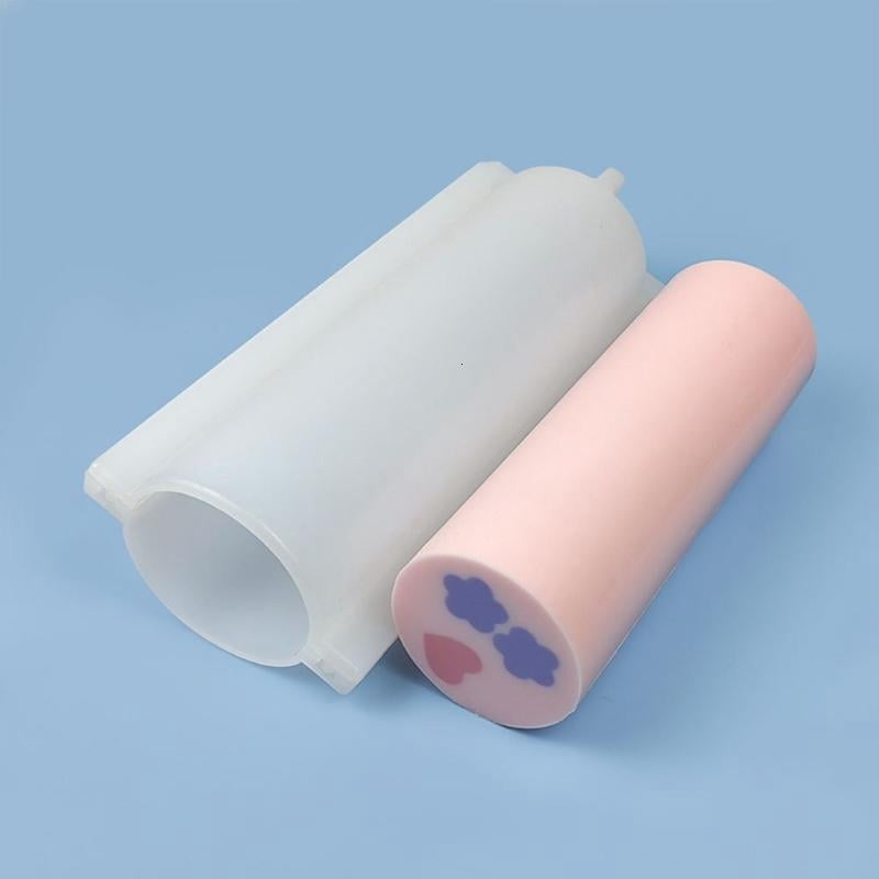 Large Cylinder Silicone Mold Epoxy Resin Casting Mold Mousse Cake Mould Decor