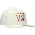 thumbnail image 3 of Men's New Era Cream Washington Commanders Chrome Color Dim 59FIFTY Fitted Hat, 3 of 6