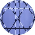 thumbnail image 1 of Ahgly Company Machine Washable Indoor Round Transitional Sky Blue Area Rugs, 7' Round, 1 of 7