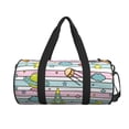 thumbnail image 2 of Bingfone Space Doodle Print Gym Duffle Backpack for Men Women,Travel Weekender Carry-On Bags with Detachable Back Pack Straps for Traveling Overnight Climb Sports, 2 of 8