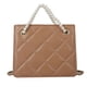 thumbnail image 1 of Bolso Bolso de mujer PU perla elegante casual femenino embrague bandolera (caqui) Likrtyny Para Estrenar, 1 of 3