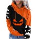 thumbnail image 1 of Sudadera con capucha para mujer, suéter de manga larga con cuello redondo, Vestido largo con bolsillo, moda de Halloween, 1 of 4
