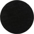 thumbnail image 1 of Unique Loom Everyday Shag Plush Area Rug 6' x 6' Round in Black, 1 of 1