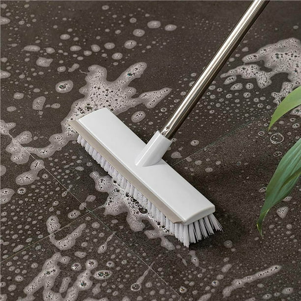 Floor Scrub Brush With Long Handle Stiff Bristles Tile Floor Scrubber