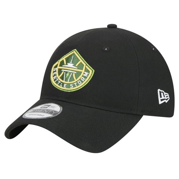 Unisex New Era Black Seattle Storm Core Logo 9TWENTY Adjustable Hat