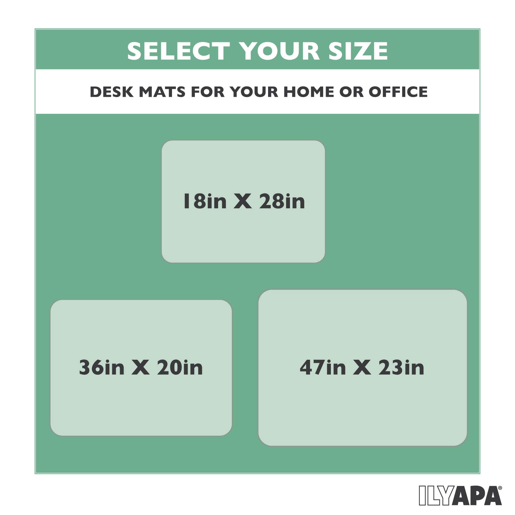 Office Desk Mat Clear Textured - 47 x 23 Inch Plastic Computer Pad for Desk