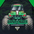 thumbnail image 4 of Monster Jam Grave Digger UPF 50+ Pullover Rash Guard Swim Trunks Outfit Set Toddler to Big Kid, 4 of 5