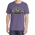 thumbnail image 2 of Wild Bobby, 1969 Plymouth Road Runner Hot Rod Racing, Cars and Trucks, Garment-Dyed Washed Look Short Sleeve Tees, Purple, X-Large, 2 of 3