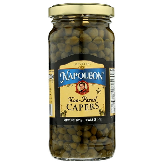 Pack of 6, Napoleon Non-Pareil Capers, 8 oz