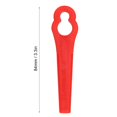 thumbnail image 2 of 40pcs Plastic Blade Set Replacement Blades for Cordless Lawn Mower, 2 of 5