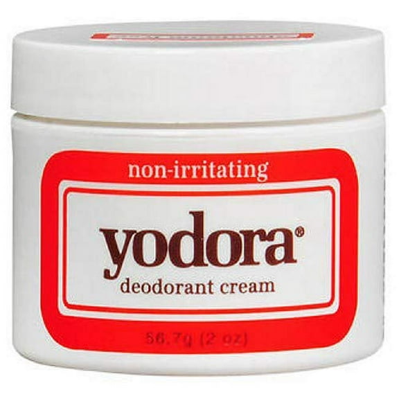 4 Pack Yodora Non-Irritating Deodorant Cream 2 oz (56.7 g) Each
