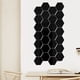 thumbnail image 1 of Muyoka Pegatinas de pared hexagonales, 12 Uds., decoraciones de pared autoadhesivas, calcomanías de pared negras acrílicas, decoración artística de hoja de pared para el hogar DIY Muyoka Hogar, 1 of 6